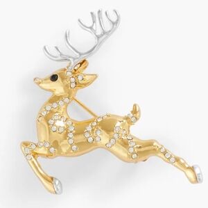 TALBOTS Reindeer Brooch